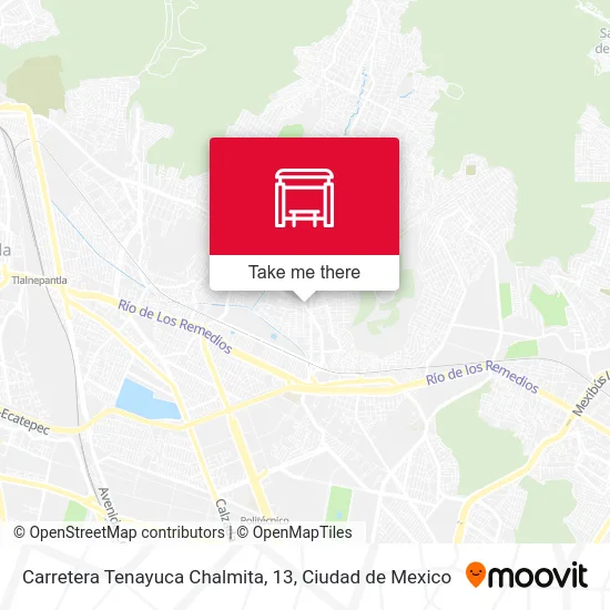 Carretera Tenayuca Chalmita, 13 map