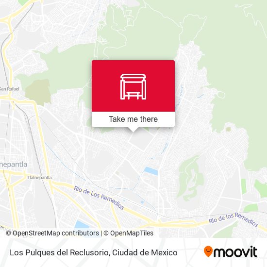 Mapa de Los Pulques del Reclusorio