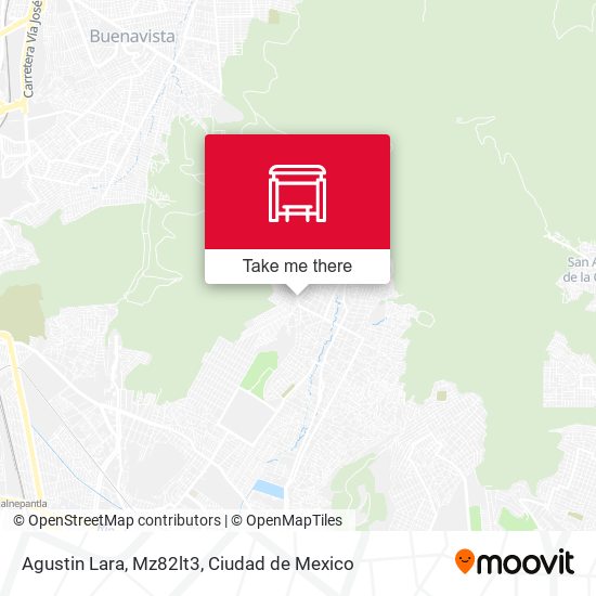 Agustin Lara, Mz82lt3 map