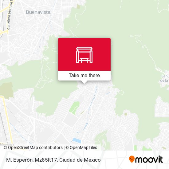 Mapa de M. Esperón, Mz85lt17