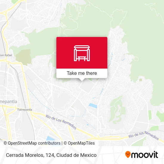 Cerrada Morelos, 124 map