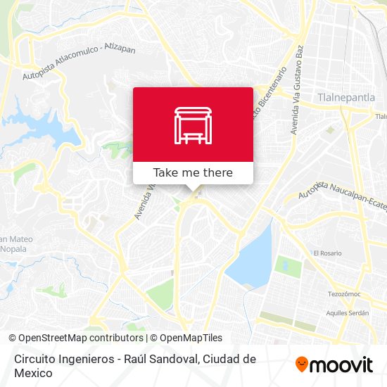Circuito Ingenieros - Raúl Sandoval map