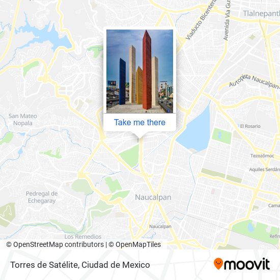 Torres de Satélite map