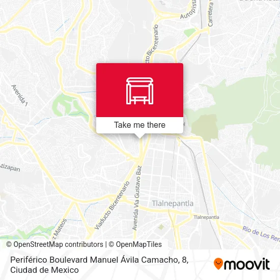 Periférico Boulevard Manuel Ávila Camacho, 8 map