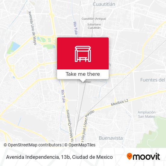 Mapa de Avenida Independencia, 13b