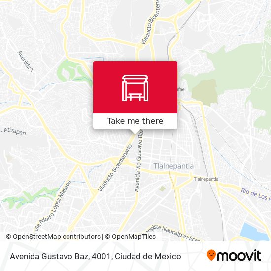 Mapa de Avenida Gustavo Baz, 4001