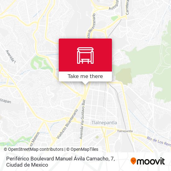 Periférico Boulevard Manuel Ávila Camacho, 7 map