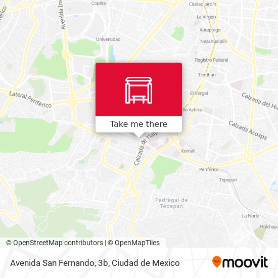 Avenida San Fernando, 3b map
