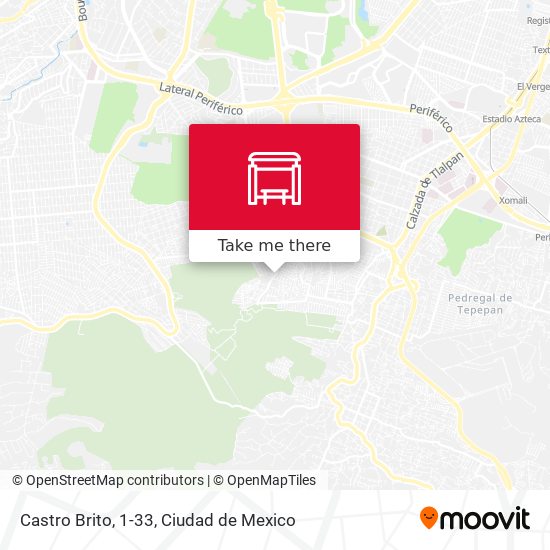Castro Brito, 1-33 map