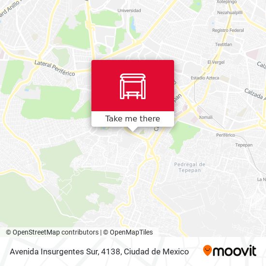 Mapa de Avenida Insurgentes Sur, 4138