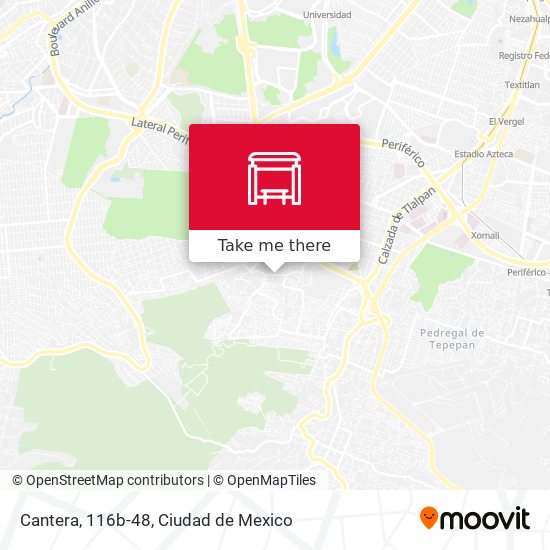 Cantera, 116b-48 map