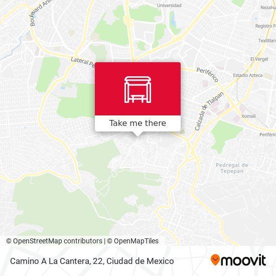 Camino A La Cantera, 22 map