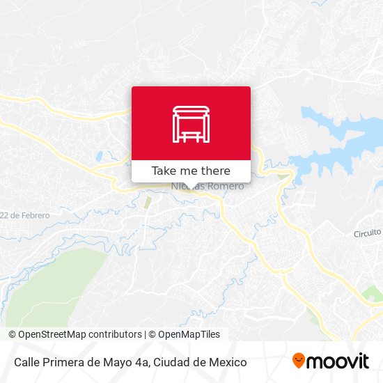 Mapa de Calle Primera de Mayo 4a