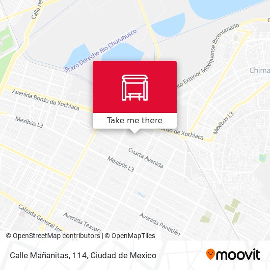 Calle Mañanitas, 114 map
