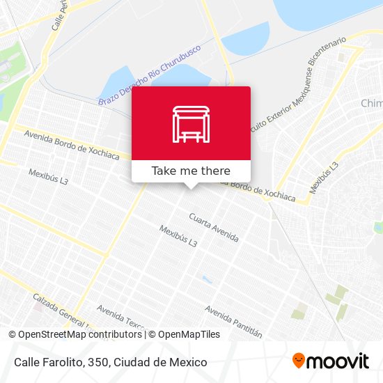 Calle Farolito, 350 map