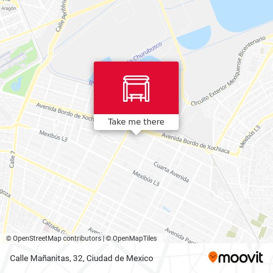 Mapa de Calle Mañanitas, 32