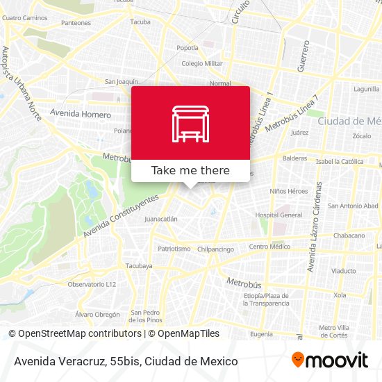 Avenida Veracruz, 55bis map