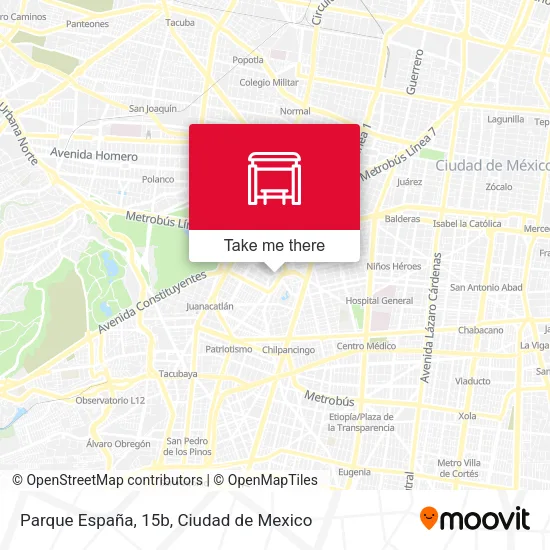 Mapa de Parque España, 15b