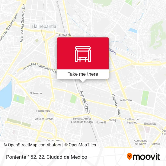 Poniente 152, 22 map