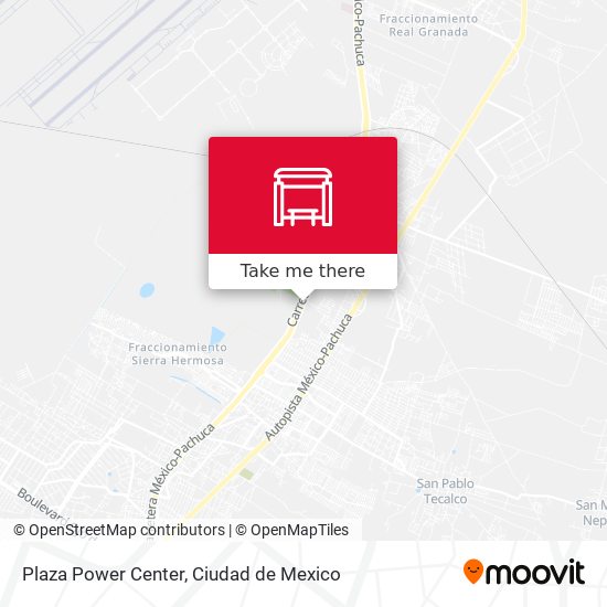 Plaza Power Center map