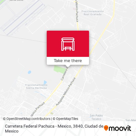 Carretera Federal Pachuca - Mexico, 3840 map