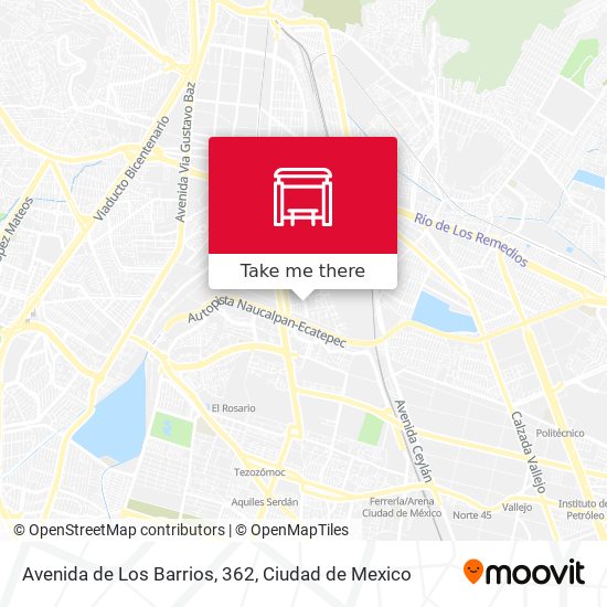 Mapa de Avenida de Los Barrios, 362