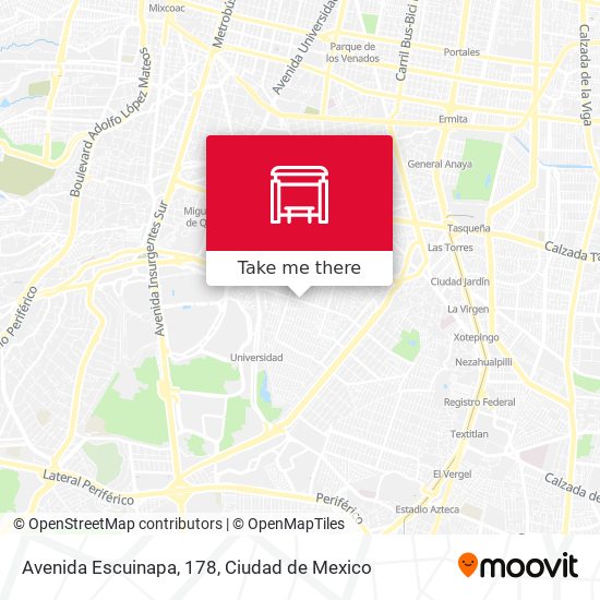Avenida Escuinapa, 178 map