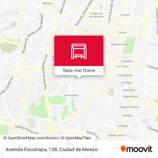 Avenida Escuinapa, 138 map
