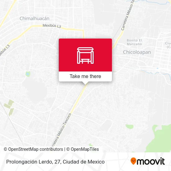 Prolongación Lerdo, 27 map