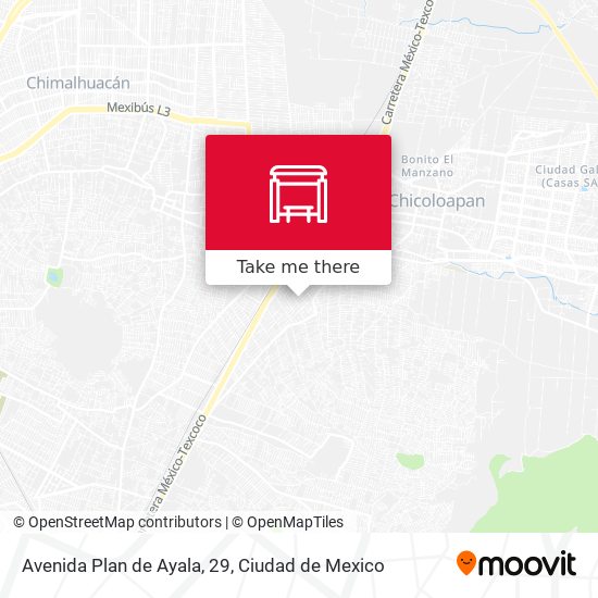 Mapa de Avenida Plan de Ayala, 29