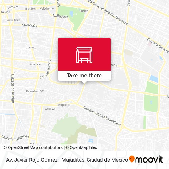 Av. Javier Rojo Gómez - Majaditas map