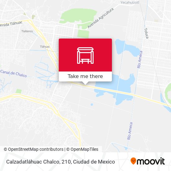 Mapa de Calzadatláhuac Chalco, 210