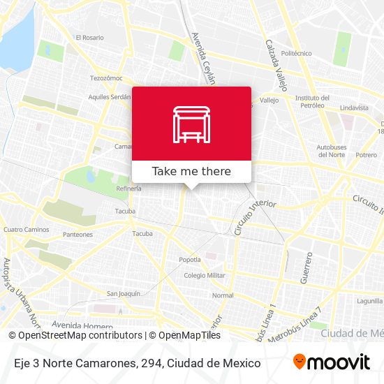 Eje 3 Norte Camarones, 294 map