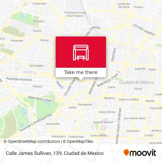 Calle James Sullivan, 139 map