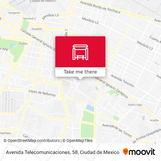 Avenida Telecomunicaciones, 58 map
