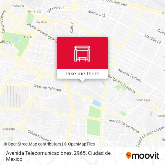 Mapa de Avenida Telecomunicaciones, 2965
