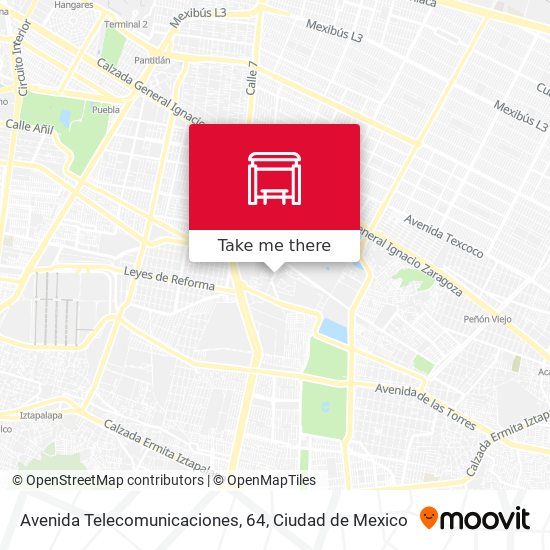 Avenida Telecomunicaciones, 64 map