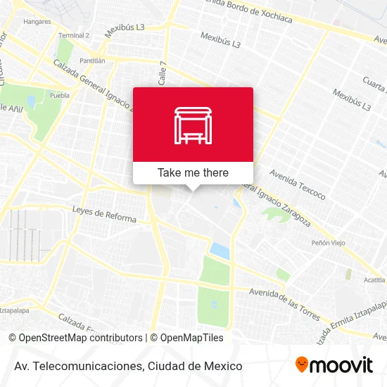 Av. Telecomunicaciones map