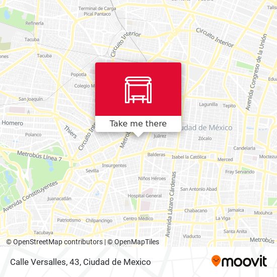 Calle Versalles, 43 map