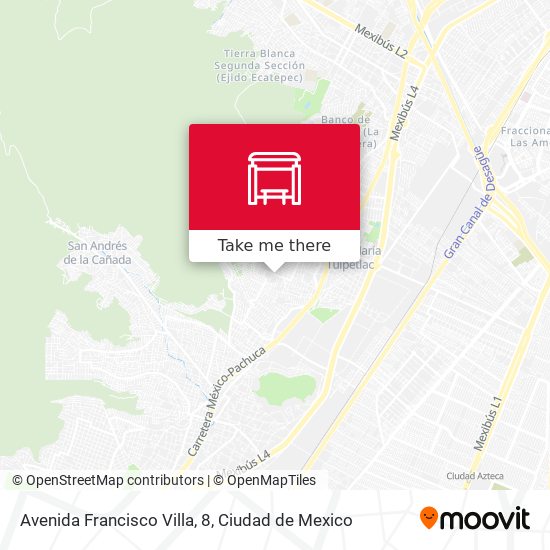 Mapa de Avenida Francisco Villa, 8