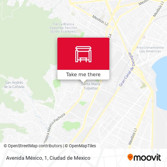 Mapa de Avenida México, 1