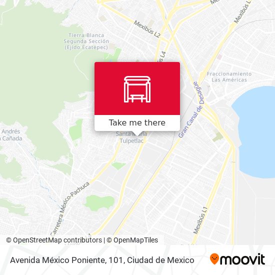 Mapa de Avenida México Poniente, 101