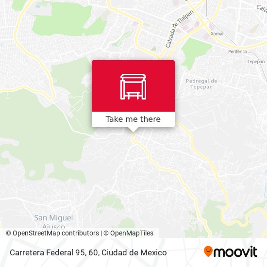 Carretera Federal 95, 60 map