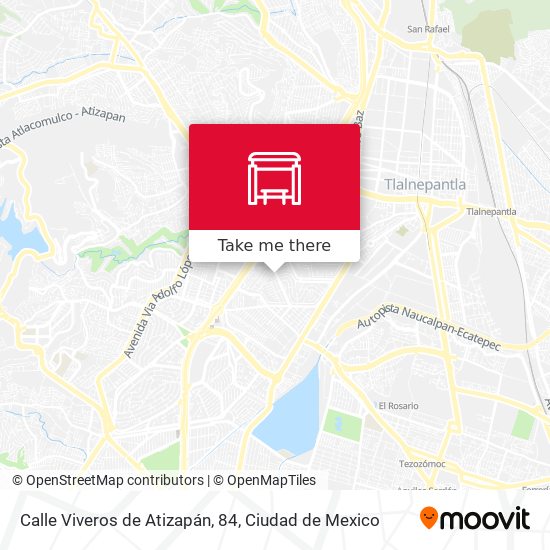 Mapa de Calle Viveros de Atizapán, 84