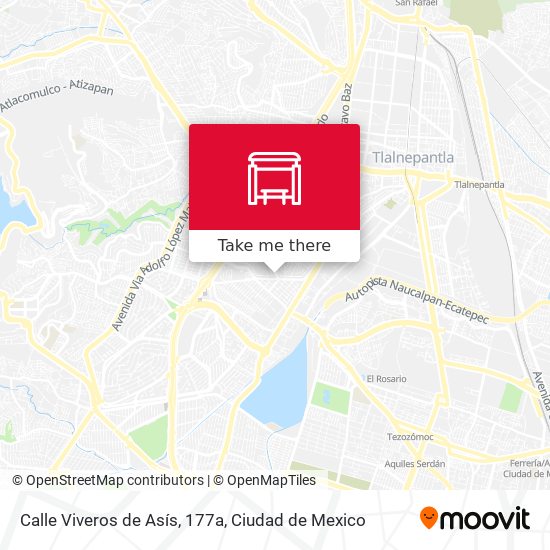 Mapa de Calle Viveros de Asís, 177a