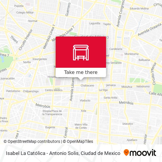 Isabel La Católica - Antonio Solis map