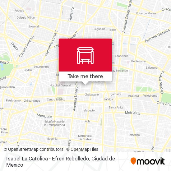 Isabel La Católica - Efren Rebolledo map
