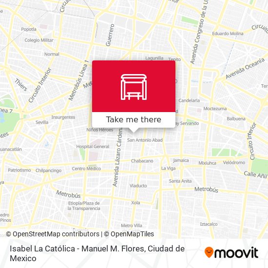 Isabel La Católica - Manuel M. Flores map