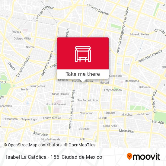 Isabel La Católica - 156 map