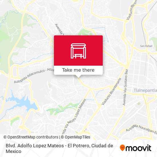 Mapa de Blvd. Adolfo Lopez Mateos - El Potrero